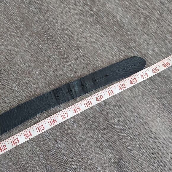 Levi's Black Leather Men's Belt 38 - Picture 4 of 5